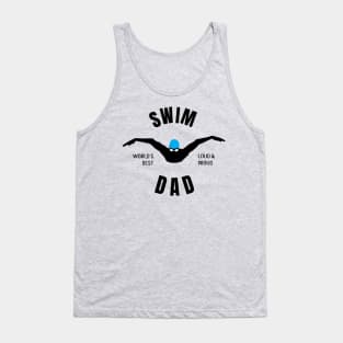 Worlds Best Swim Dad Swim Dad Gift Tank Top